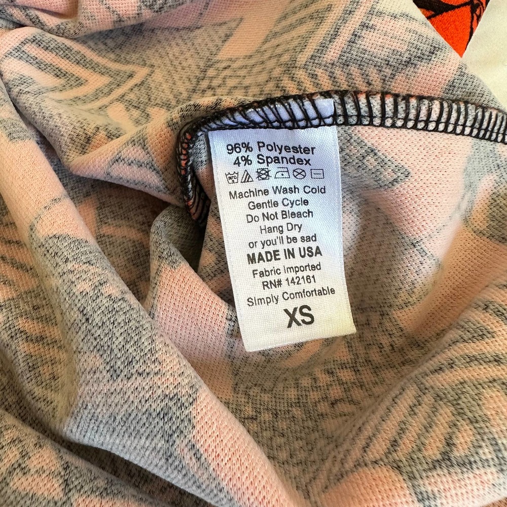 NWT- LuLaRoe CassieOrange Geometrical Diamond Baltic Design Print Pencil Skirt - Picture 8 of 8